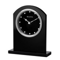 Bulova Ebony Crystal Clock